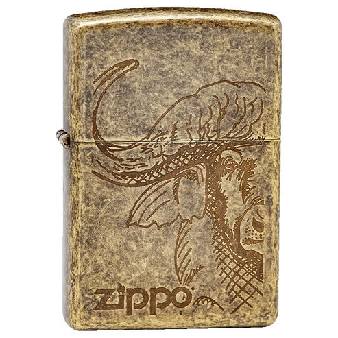 Zippo Big Five Buffalo Head