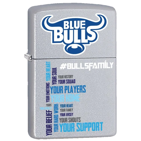 Zippo Blue Bulls Family Logo